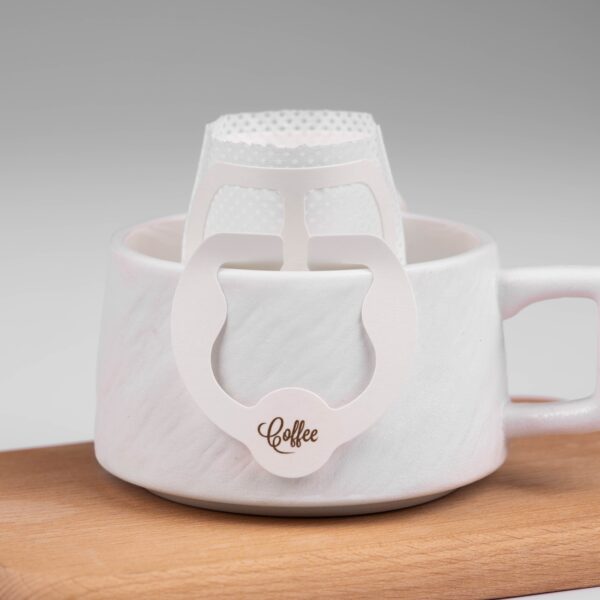 Round mouth hanging ear filter bag