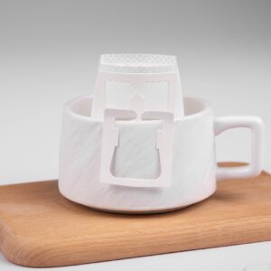 Square mouth hanging ear filter bag