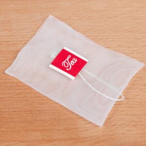 PA nylon gauze mesh with thread label tea bag