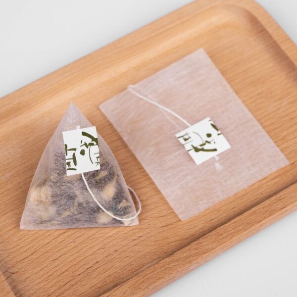 PLA corn fiber non-woven fabric plain weave belt marked tea bag - 图片 2