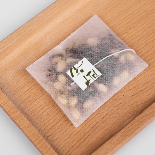 PLA corn fiber non-woven fabric with dot pattern and thread label tea bag - 图片 2