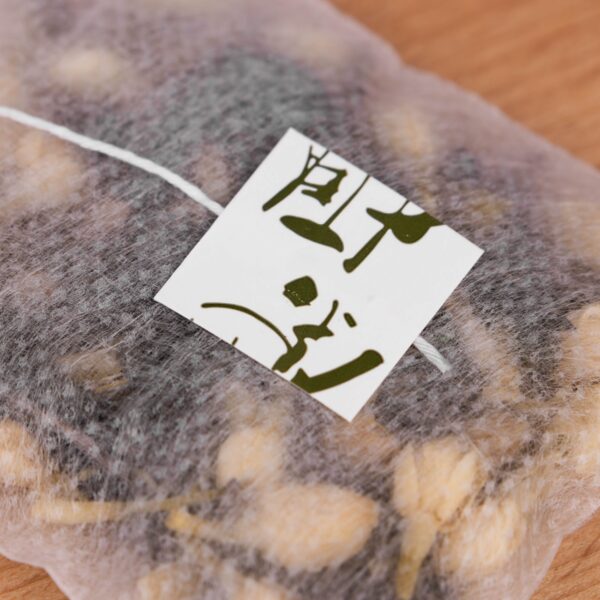 PLA corn fiber non-woven fabric with dot pattern and thread label tea bag - 图片 3